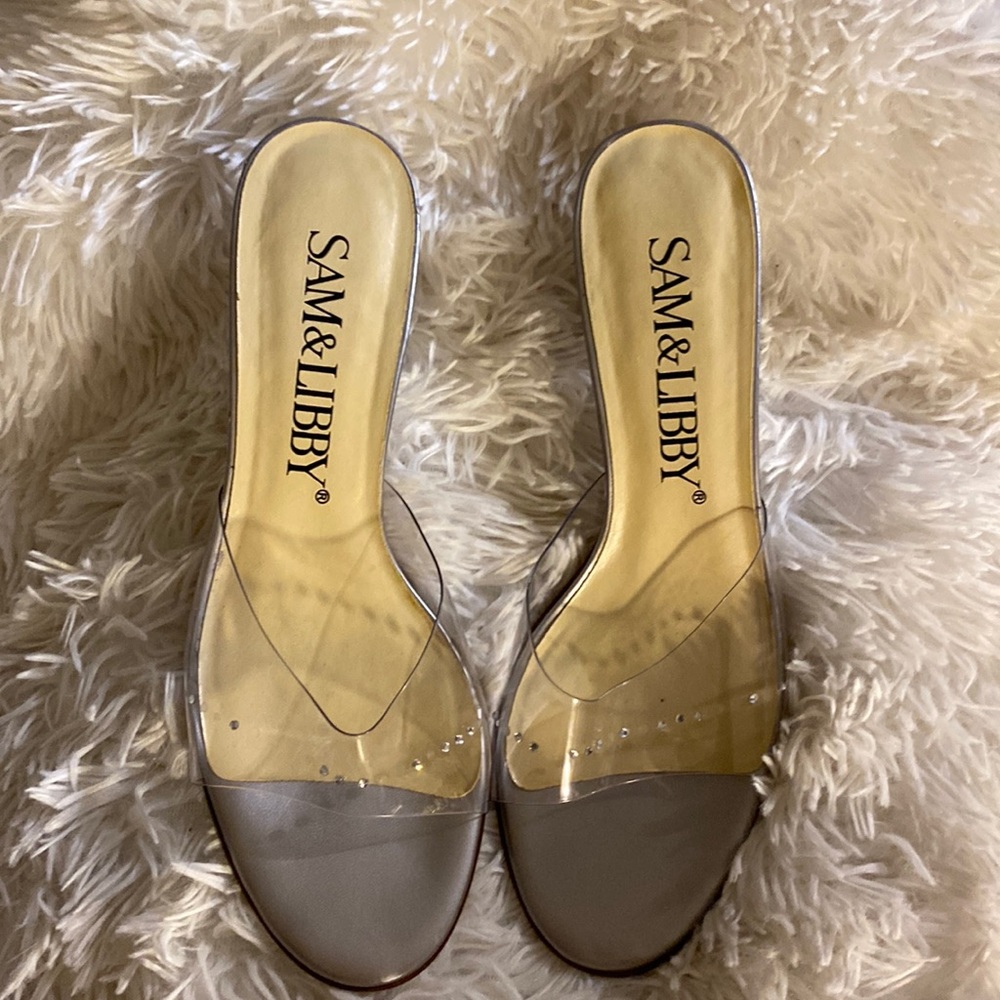 Sam & Libby Lorna Clear with Sparkles Size 8.5M